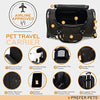 Prefer Pets diseño de huellas de privacidad Pet Carrier - BESTMASCOTA.COM