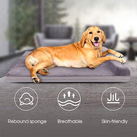 JoicyCo - Cama grande para perros, para perros grandes, camas de espuma antideslizante, con funda lavable - BESTMASCOTA.COM