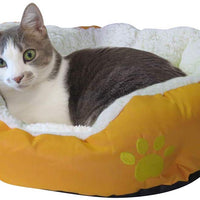 Evelots suave mascota cama, Cats & Dogs, 17" D x 5" H, varios colores - BESTMASCOTA.COM