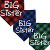 Busypaws 3 PCS Big Brother Dog Bandanas Plaid Reversible Triangle Bibs Pet Scarf Accessories - BESTMASCOTA.COM