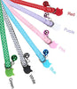 EXPAWLORER 6 Pcs Wave Point Adjustable Cat Collars Colorful Nylon Breakaway Safety Pet Collar with Bells - BESTMASCOTA.COM