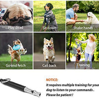 Silbato de perro Silbato Silencioso profesional para dejar de ladrar, silbatos ultrasónicos de entrenamiento para perros con frecuencias ajustables-1 paquete - BESTMASCOTA.COM