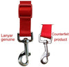 Lanyarco Safety Seat Belt Vehicle Seatbelts Harness Leash for Dogs,Cats Black Red - BESTMASCOTA.COM