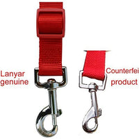 Lanyarco Safety Seat Belt Vehicle Seatbelts Harness Leash for Dogs,Cats Black Red - BESTMASCOTA.COM