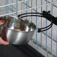 MidWest Homes for Pets Snap'y Fit - Cuenco para comida de acero inoxidable - BESTMASCOTA.COM