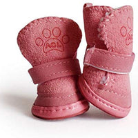 URBEST botas para perros con velcro, 2 pares, color marrón - BESTMASCOTA.COM