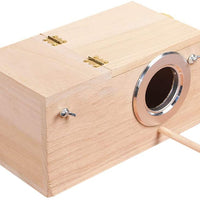 YJJKJ - Caja de madera para periquitos y cacatúas - BESTMASCOTA.COM