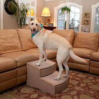 Pet Gear Easy Step II Escaleras extra anchas, 2 pasos/para gatos y perros de hasta 200 libras - BESTMASCOTA.COM