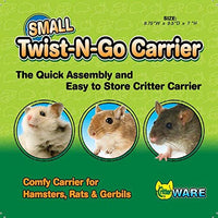 Ware Manufacturing Twist-N-Go Carrier para mascotas pequeñas - BESTMASCOTA.COM