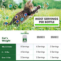 HerbalVet 10 Tablets Cat Intestinal Cleanse | Cat Dewormer Alternative | Cleansing Tablets for Cats, Promotes Intestinal Health | 4 Tablets, Works for Kittens | Helpful E-Book Included - BESTMASCOTA.COM