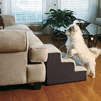 Dallas Manufacturing Co. Escalones para mascotas estilo decoración para el hogar, Marrón/Café - BESTMASCOTA.COM