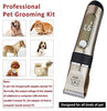 IWEEL Cortapelos para perros, 2 velocidades, profesional, recargable, inalámbrico, afeitadora para gatos y bajo nivel de ruido, a prueba de agua, cortador eléctrico para perros, kit de aseo para mascotas, cortador de pelo de animales, herramienta con tije - BESTMASCOTA.COM