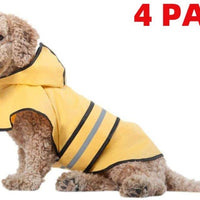 Fashion Pet días lluviosos Slicker Amarillo Raincoat - BESTMASCOTA.COM