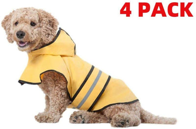Fashion Pet días lluviosos Slicker Amarillo Raincoat - BESTMASCOTA.COM