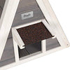 Petsfit - Casa de gato triangular para exteriores con puerta de escape para todos los gatos - BESTMASCOTA.COM