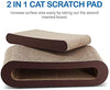 ScratchMe Cat Scratcher Cardboard Lounge Bed, Cat Scratching Post with Catnip - BESTMASCOTA.COM