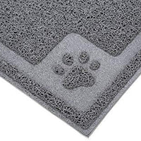 Gefryco - Alfombrilla de alimentación para mascotas para cuenco de alimentos y agua, trampa la arena de la caja y las patas, 24 x 16 pulgadas, flexible, impermeable y antideslizante, alfombrilla para perros y gatos - BESTMASCOTA.COM