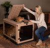 Pet Gear “The Other Door” 4 Door Steel Crate with Plush Bed + Travel Bag for Cats/Dogs - BESTMASCOTA.COM