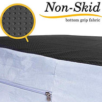 Cama para perro de espuma de memoria ortopédica de alta calidad de 7 pulgadas de grosor con almohada y funda extraíble fácil de lavar con parte inferior antideslizante. Incluye forro impermeable para perros grandes. - BESTMASCOTA.COM
