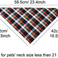 Bandanas de perro de 12 piezas, pañuelo triangular para perro, impresión reversible lavable, baberos para perro, juego de pañuelos, apto para mascotas pequeñas o medianas - BESTMASCOTA.COM