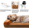 JoicyCo - Cama grande para perros, para perros grandes, camas de espuma antideslizante, con funda lavable - BESTMASCOTA.COM