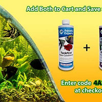 TankFirst Acondicionador de agua completo para acuario, acondicionador de agua para peces, elimina instantáneamente el cloro, cloraminas, amoniaco y nitritos de los tanques de pescado - BESTMASCOTA.COM