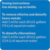 API TAP Acondicionador de agua, neutraliza instantáneamente cloro, cloraminas y otros productos químicos para hacer que el agua de grifo sea segura para los peces, altamente concentrado, usa al agregar o cambiar agua y al añadir peces - BESTMASCOTA.COM