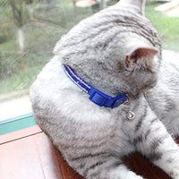 DAIHAQIKO - Collar para gato con campana, ajustable, diseño de gatitos - BESTMASCOTA.COM
