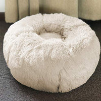 Cama para perro o gato BinetGo, cojín de piel sintética para perro o gato, alivio de articulaciones y mejor sueño, lavable a máquina, parte inferior impermeable - BESTMASCOTA.COM