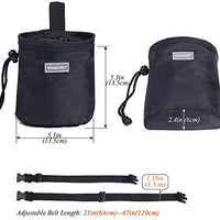 Vivaglory - Bolsa de regalo para perros con manos libres y cintura ajustable y dispensador de bolsas de residuos para perros, 2 maneras de llevar - BESTMASCOTA.COM
