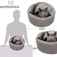 Winsterch - Cama para gatos, lavable, cálida, redonda, suave, sofá para mascotas, cama para gatos, camas para mascotas pequeñas - BESTMASCOTA.COM