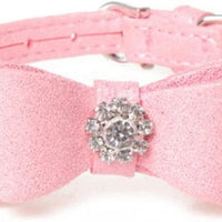 Collar de terciopelo para gato con lazo ajustable, collar con lazo para gato, gatito, perro, cachorro - BESTMASCOTA.COM