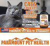 Paramount mascota salud líquido Glucosamina para gatos | Gato cadera y suplemento líquido las articulaciones con glucosamina condroitina MSM y taurina | Fabricado en EE. UU. - BESTMASCOTA.COM