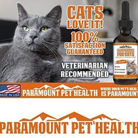 Paramount mascota salud líquido Glucosamina para gatos | Gato cadera y suplemento líquido las articulaciones con glucosamina condroitina MSM y taurina | Fabricado en EE. UU. - BESTMASCOTA.COM
