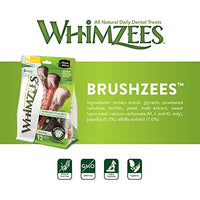 Whimzees Natural Grain Free Dental Dog Treats, Brushzees - BESTMASCOTA.COM