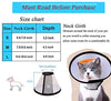 Supet Cat Cone Adjustable Pet Cone Pet Recovery Collar Comfy Pet Cone Collar Protective Collar for After Surgery Anti-Bite Lick Wound Healing Safety Practical Plastic E-Collar for Cats Puppy Rabbit - BESTMASCOTA.COM