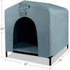 Floppy Dawg Elevated Dog Shelter. Ideal para uso en interiores o exteriores. Hecho de tela Oxford resistente al agua. El refugio para mascotas es fácil de montar, ligero y portátil. - BESTMASCOTA.COM