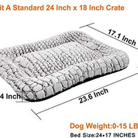 Coohom - Cama de peluche para perro, cama para mascotas, alfombrilla para jaula, cama lavable para perros medianos y grandes - BESTMASCOTA.COM