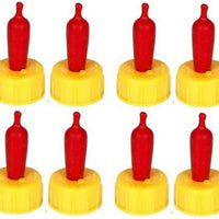 weilan 8pcs pequeños animales leche bebida Pritchard – pezón chupete de goma suave para alimentar huérfanos Cordero Pup perro Potro pantorrilla tornillo en Sprite botella de Coca Cola - BESTMASCOTA.COM