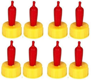 weilan 8pcs pequeños animales leche bebida Pritchard – pezón chupete de goma suave para alimentar huérfanos Cordero Pup perro Potro pantorrilla tornillo en Sprite botella de Coca Cola - BESTMASCOTA.COM