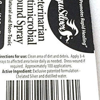 Equisilver Vet - Spray de herida formulado para perros y gatos | Alivio para puntos calientes, infecciones de la piel, piel seca irritada | Curación rápida todo natural y no tóxico | Fabricado en Estados Unidos - BESTMASCOTA.COM