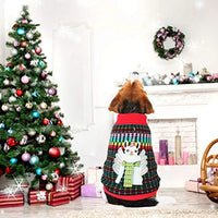 KOOLTAIL suéter de Navidad para perro, suéter de unicornio, suéter de argyle cálido y suave para mascotas, suéteres feos de ganchillo de punto para cachorro de perro - BESTMASCOTA.COM
