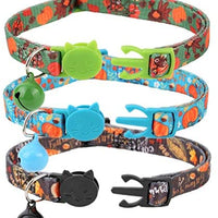 BoomBone Cat Collar Breakaway with Bell,Safe Puppy Collars for Thanksgiving - BESTMASCOTA.COM