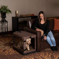 Pet Gear “The Other Door” 4 Door Steel Crate with Plush Bed + Travel Bag for Cats/Dogs - BESTMASCOTA.COM