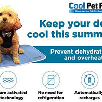 The Green Pet Shop almohadilla de enfriamiento para mascotas, esta colchoneta ayuda a prevenir sobrecalentamiento y deshidratación, enfría y calma a su perro, activado por presión,fórmula gel no tóxica. - BESTMASCOTA.COM