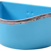 POPETPOP Comedero para conejo, hámster, hámster, conejo, cobaya, hámster, hámster, conejo, alimentador para colgar, color azul - BESTMASCOTA.COM