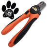 Cortauñas para perros y gatos GoPets con 1 lima de uñas, color naranja/negro - BESTMASCOTA.COM