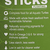 Omega One Natural fórmula de proteína adulto tortuga Sticks - BESTMASCOTA.COM