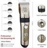 IWEEL Cortapelos para perros, 2 velocidades, profesional, recargable, inalámbrico, afeitadora para gatos y bajo nivel de ruido, a prueba de agua, cortador eléctrico para perros, kit de aseo para mascotas, cortador de pelo de animales, herramienta con tije - BESTMASCOTA.COM