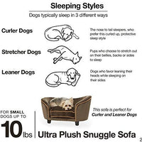 Sofá cama para mascotas acurrucadas de Enchanted Home Pet - BESTMASCOTA.COM